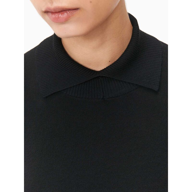 Veronika Maine Split Collar Knit image number 6